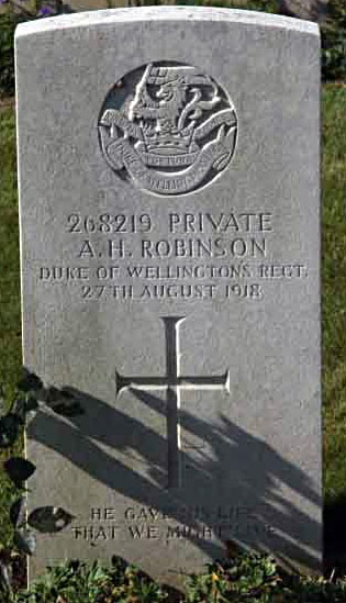 Robinson grave